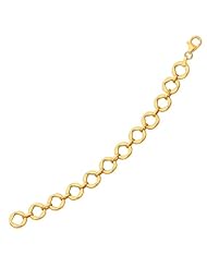 14K Yellow Gold Fashion Link Bracelet