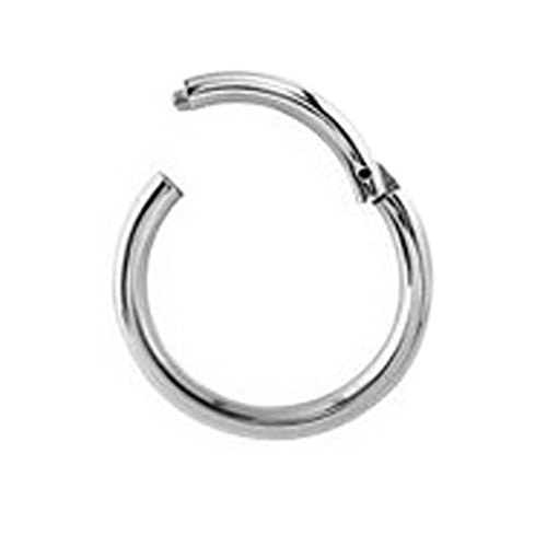 16g 1/4'' Hinged Septum Clicker Segment Nose Rings