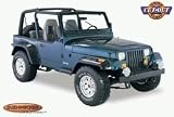 Bushwacker Cut Out Fender Flares - , 4 Piece Set 1987 - 1996 Jeep Wrangler YJ (Tire Coverage 6in.)