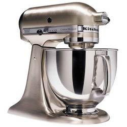 KitchenAid Custom Metallic 5 qt. Stand Mixer Brushed Nickel
