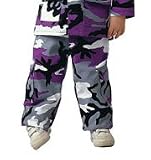 Kids Purple Camouflage BDU Pants