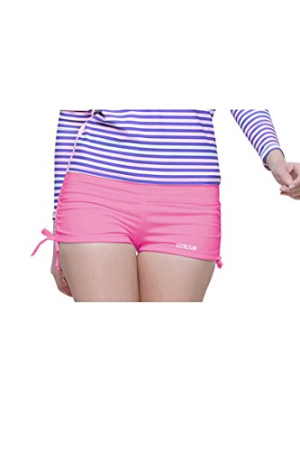 Cokar Pink Women's Solid Swim Short