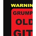 Caution Cone Grumpy Old Git
