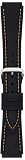 Hadley-Roma Men's 18-mm Dive Black with Orange Silicone Watch Strap #MSM945RAG-180