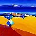 Regard Vers La Mer, Art Poster by Pascal Etchenic, size 19.75