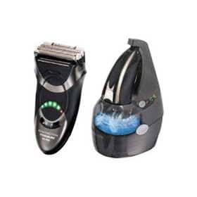 Remington MS-5500 Titanium MiscroScreen Shaver with Cleaning Base (Factory Refurbished)