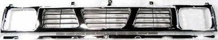 93-97 NISSAN PICKUP GRILLE TRUCK, Chrome (1993 93 1994 94 1995 95 1996 96 1997 97) 737 6231055G10