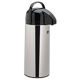 Zojirushi 2.45-Liter Brew-Thru Air Pot, Polished Stainless Steel