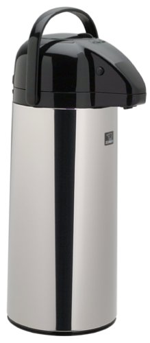 Zojirushi 2.45-Liter Brew-Thru Air Pot, Polished Stainless Steel