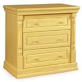 Stork Craft Monterey Three Drawer Chest In Natural Stain
