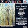 Lili Boulanger - Du fond de l'ab�me � Psaume 24 � Psaume 129 � Vielle pri�re Bouddhique � Pie Jesu / Markevitch