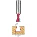 Freud 22-112 1/2-Inch Diameter 14-Degree Dovetail Router Bit with 1/2-Inch Shank