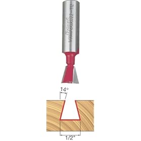 Freud 22-112 1 2-Inch Diameter 14-Degree Dovetail Bit 1 2-Inch Shank by Freud