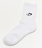 Phiten Titanium Sports Socks, White, Small (7-9)