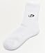Phiten Titanium Sports Socks, White, Small (7-9