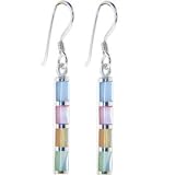 925 Sterling Silver Multi MOTHER of PEARL Drop Earrings