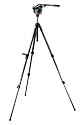 Manfrotto MagFiber Video Tripod Kit with 755MF3 MDeVe MagFiber Tripod Legs, 503HDV Fluid Head, and MBAG80P Padded Tripod Bag