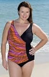 Penbrooke Miramar Plus Size Surplice Swimsuit - Women's Swimsuit Plus Size Swimsuits