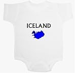 Iceland Map T Baby Ultrasoft Onesie