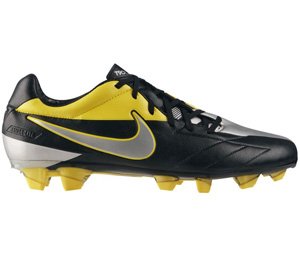 Nike T90 Laser IV Cleats Black/Yellow