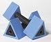 Underwater Dumbbells - Light Resistance Underwater Dumbbells Upper body strength training and floatation support. Premium EVA foam with soft padded grip. Triangular design offers adjustable resistance. Available in blue only. Available Options:
