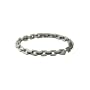 Men's Stainless Steel Square Link Bracelet, 8.5"
