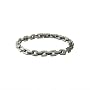 Men's Stainless Steel Square Link Bracelet, 8.5"