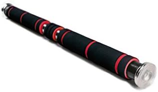 Doorway Pull Up &amp; Chin up Bar - Durable Construction For Maximum Safety - Ergonomic, Comfortable, Long, Soft Foam Handles - Adjustable Design - Ideal For Upper Body Strengthening Exercising