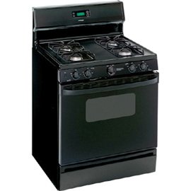 Hotpoint RB536BKBB 30 Freestanding Electric Range with 4 Coil Elements, 5.0 cu. ft. Oven,... by Clocks