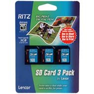1 GB SD Memory Card 3-Pack