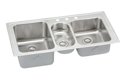Elkay LGR43221 Traditional Gourmet Basin Kitchen