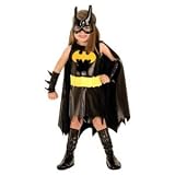 DC Comics Girls Batgirl Costume Bat Girl Mask & Cape Gloves Boot Toppers