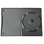25 STANDARD Black Single DVD Cases 14MM by mediaxpo