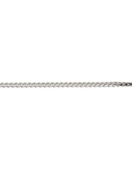 14KT White Franco 2.4mm Bracelets Length = 7.25