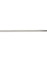 14KT White Franco 2.4mm Necklaces Length = 16