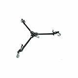 Manfrotto 181B Folding Auto Dolly for Twin Spiked Metal Feet Tripods (Black)