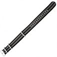 NATO-Style Strap (20mm, Black & Gray)