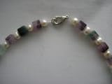 Freshwater Pearl and Amethyst Handmade Necklace