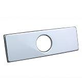 Bathroom Vessel Vanity Sink Faucet 4" Hole Cover Deck Plate,Chrome