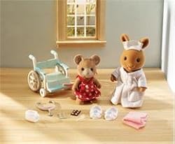 CALICO CRITTERS NURSE MARJORIE BUNNY MORGAN MOUSE
