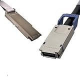 1m QSFP-CX4 Amphenol 30 AWG Passive Copper Cable - QSFP to 10GbE-CX4 (SDR/DDR InfiniBand) Hybrid Cable Assembly (3.3 ft)