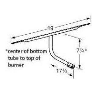 Music City Metals 12521 Stainless Steel Burner Replacement for Select Ducane Gas Grill Models