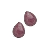 Search : Rhodonite and Silver Stud Earrings