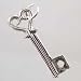 Jewelry : Sterling Silver Key and Heart Charm, #9513