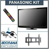 Panasonic TC-P42G25 42 inch Class Viera G25 Series Plasma HDTV 1080p with Advanced Accessory Kit (2 HDMI Cables, 1 RGB Cable, 1 Audio Cable, Plasma / LCD Clean Kit, Monster 6 Outlet Surge Protection, TV Wall and Ceiling Mount)