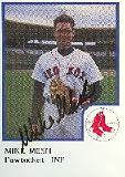 Mike Mesh, Pawtucket Red Sox - Red Sox Affiliate Autographed Card