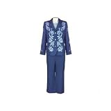 Review   / Victor Costa Occasion Embroidered Fully Lined Jacket & Pants