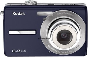 Kodak EasyShare M863 8.2MP Digital Camera with 3x Optical Zoom (Blue)