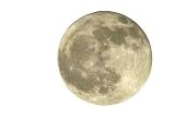 Wallmonkeys Peel and Stick Wall Decals - 2400mm Full Moon Isolated - 24quotW x 16quotH Removable Graphic