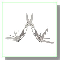 True Utility TU93 FrameWork Stainless Steel 12 Tool Multitool